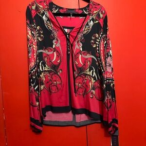 Hale Bob Top & Elan Kattan Pants Set - Brand New, Never Worn